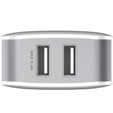 BASEUS LETOUR Φορτιστής Ταξιδιού 2x USB (2.4A) (Λευκό)