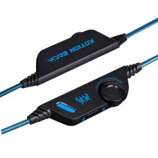 KOTION EACH G4000 Ενσύρματα USB Gaming Ακουστικά με Μικρόφωνο (3.5mm) (2.2m) (Μαύρο/Μπλε)