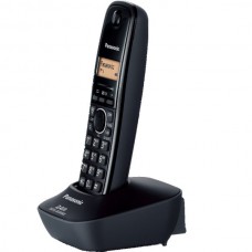 PANASONIC KX-TG1611 Ασύρματο Dect Τηλέφωνο με Ελληνικό Μενού (Μαύρο)