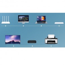 UGREEN T568B Καλώδιο Δικτύου RJ45 Υψηλής Ταχύτητας (25Gbps) (Cat8) (2m) (Μαύρο)