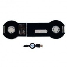 KINYO 72-NB100 USB Φορητό Ηχείο για Laptop έως 14.25" (Ασημί)