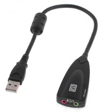 External USB 2.0 Stereo Sound Card 7.1 Audio Adapt...