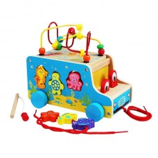 ACOOL TOY AC6665 Ξύλινο Εκπαιδευτικό Αυτοκινητάκι "ΩΚΕΑΝΟΣ"