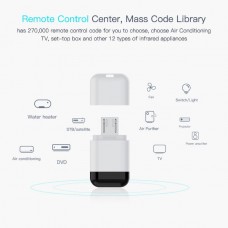 Μετατροπέας Κινητού Android σε Υπέρυθρο Τηλεχειριστήριο (Micro USB) (Λευκό) (ΟΕΜ)