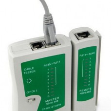 MS-468  Εργαλείο Δοκιμής Καλωδίων RJ45 RJ11 Cat5e Cat6 με Αναγραφή Ενδείξεων (OEM)