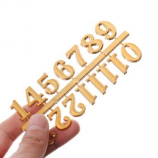 KIT  Επισκευής για Ρολόι Τοίχου (Αριθμητικό) (Χρυσό) (OEM)