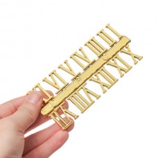 KIT  Επισκευής για Ρολόι Τοίχου (Λατινική Αρίθμιση) (Χρυσό) (OEM)