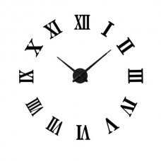 KIT  Επισκευής για Ρολόι Τοίχου (Λατινική Αρίθμιση) (Μαύρο) (OEM)