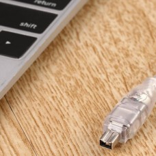 USB 2.0 Αρσενικό σε Firewire IEEE 1394 4 Pin Αρσενικό Καλώδιο (1.2m) (Ασημί) (OEM)