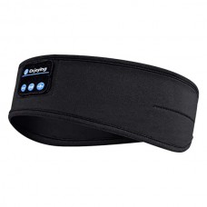 Πλενόμενη Αθλητική Κορδέλα - Μπαντάνα Bluetooth για Μουσική Ύπνο & Κλήσεις (One Size) (Μαύρο) (OEM)