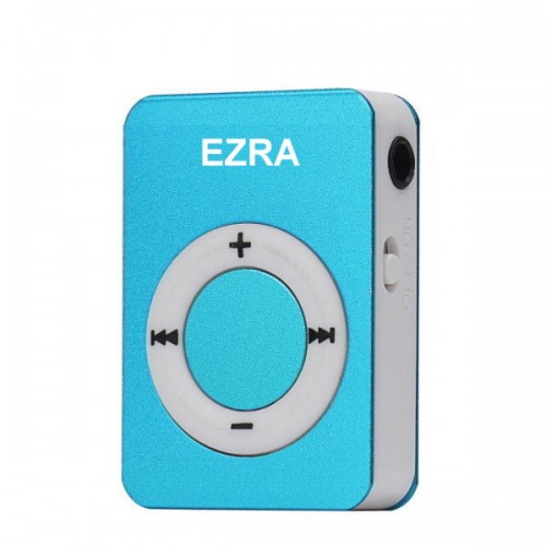 EZRA Μίνι Φορητό MP3 Player με Ακουστικά & Μικρόφωνο (8gb) (Μπλε) (OEM)