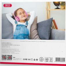XO BE26 Παιδικά Ασύρματα Bluetooth Ακουστικά Κεφαλής (Ροζ)
