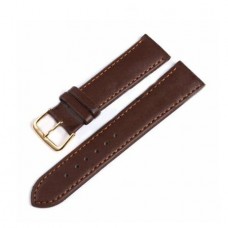 Unisex PU Leather Watch Strap (18mm) (Brown) (OEM)
