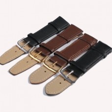 Λουράκι Ρολογιού Unisex PU Δερμάτινο (18mm) (Καφέ) (OEM)