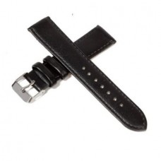 Λουράκι Ρολογιού Unisex PU Δερμάτινο (20mm) (Μαύρο) (OEM)