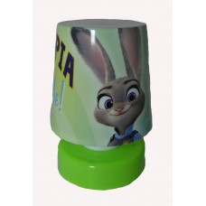 Επιτραπέζιο Παιδικό Φωτιστικό LED “Zootopia" με Πράσινη Βάση (OEM)