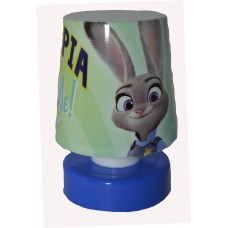 Επιτραπέζιο Παιδικό Φωτιστικό LED "Zootopia" με Μπλε Βάση (OEM)