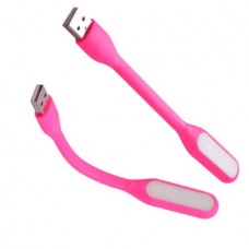 Mini Ευλύγιστο  USB LED (17cm) (1.3W) (Ροζ) (OEM)
