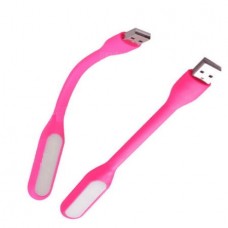 Mini Ευλύγιστο  USB LED (17cm) (1.3W) (Ροζ) (OEM)