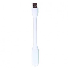 Mini Ευλύγιστο  USB LED (17cm) (1.3W) (Λευκό) (OEM)