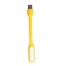 Mini Ευλύγιστο  USB LED (17cm) (1.3W) (Κίτρινο) (OEM)