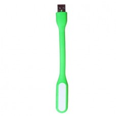 Mini Ευλύγιστο  USB LED (17cm) (1.3W) (Πράσινο) (OEM)