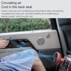 GXZ-F829 Φορητός Περιστρεφόμενος Ανεμιστήρας για το Σπίτι Γραφείο Αυτοκίνητο (Λευκό)