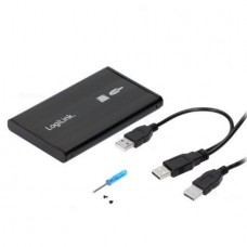 LOGILINK UA0041B  Εξωτερική Θήκη Σκληρού Δίσκου USB 2.0 (2.5”) (SATA) (Μαύρο)
