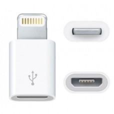 Προσαρμογέας Μετατροπέας 8 Pin σε Micro USB Θηλυκό για iPhone 5 / 6 / 7 / 8, iPad Air / Mini / Pro Lightning (Λευκό) (OEM)