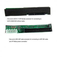 Προσαρμογέας Μετατροπέας SATA σε IDE 7+15Pin 2.5” 3.5” για ATA 133 100 HDD CD/DVD-ROM/RW (OEM)