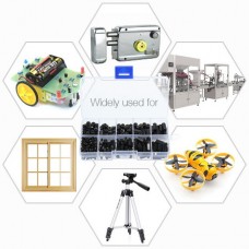 SULEVE M3NH1 M3 Βίδες-Παξιμάδια Νάιλον PCB (300τμχ) (Μαύρο)
