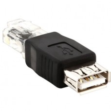 Προσαρμογέας Μετατροπέας Ethernet  USB 2.0 Standard-A Θηλυκό σε RJ45 Αρσενικό (OEM)