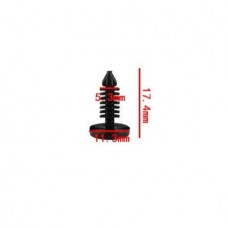 Συγκρατητής  Σύνδεσμος για Λωρίδες Λάστιχων A56 (Μαύρο) (OEM)