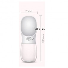 Αντιβακτηριακό Φορητό Μπουκάλι Νερού για Κατοικίδια (350ml) (Μπλε) (OEM)