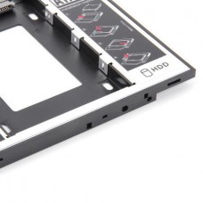 Caddy  Θήκη SATA 3 για 2o Σκληρό Δίσκο με Πρόσοψη & Led Ένδειξη (12.7mm) (OEM)