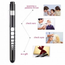 Στυλό LED Φακός για τον Γιατρό EMT Έκτακτης Ανάγκης Ιατρικός Μετρητής (Ασημί) (OEM)