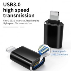 Προσαρμογέας Μετατροπέας OTG Lightning σε USB 3.0 για iPhone 11 12 13 14 Pro X XS Max XR iPad (Κόκκινο)