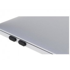 ENKAY  Βύσματα Σιλικόνης Αντί-Σκόνης για Apple MacBook 12”/ MacBook Pro 13.3“ MacBook Pro 15.4” (5τμχ) (Μαύρο)