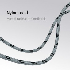 PZOZ MFI Καλώδιο Κορδόνι Συγχρονισμού Δεδομένων/Γρήγορης Φόρτισης για iPhone iPad (2.4A) (0.5m) (Μπλε)