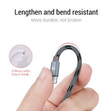 PZOZ MFI Καλώδιο Κορδόνι Συγχρονισμού Δεδομένων/Γρήγορης Φόρτισης για iPhone iPad (2.4A) (0.5m) (Μπλε)