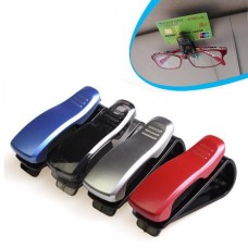 Βάση Στήριξης  Αποθήκευσης Γυαλιών για Αλεξήλιο Αυτοκινήτου (Ασημί) (OEM)