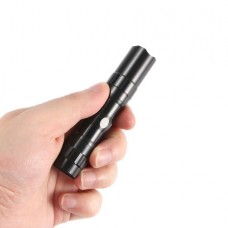 Mini LED Φορητός Φακός από Κράμα Αλουμινίου με Ισχυρό Φωτισμό (3W) (Μαύρο) (OEM)