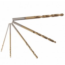 DRILLPRO Μύτη Τρυπάνι Τιτανίου Επικαλυμμένο Υψηλής Ταχύτητας Χάλυβαδανικό για Ξύλο, Πλαστικό, Χάλυβα & Κράμα Αλουμινίου (2.5mm)