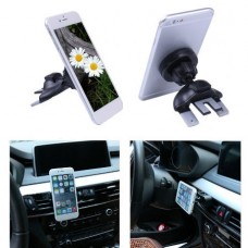 360 °  Στρογγυλή Μαγνητική Βάση Αυτοκινήτου για Υποδοχή Αεραγωγούς ή Σχισμή CD Player Ιδανικό για Αυτοκινητιστές (Μαύρο) (ΟΕΜ) 