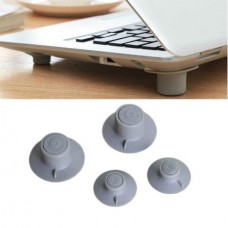 Αντιολισθητικά  Μαξιλαράκια Ψύξης για Notebook Laptop (4τμχ) (Γκρι)