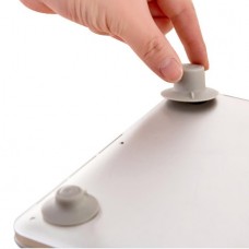 Αντιολισθητικά  Μαξιλαράκια Ψύξης για Notebook Laptop (4τμχ) (Γκρι)