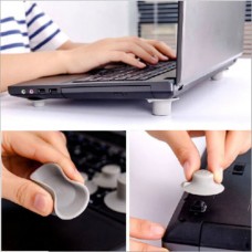 Αντιολισθητικά  Μαξιλαράκια Ψύξης για Notebook Laptop (4τμχ) (Γκρι)