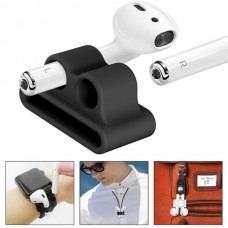 Στήριγμα Ακουστικών Bluetooth AirPods & EarPods (Μαύρο) (OEM)