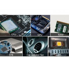 HALNZIYE ΗΥ510  Θερμική Πάστα Σιλικόνης Λίπους για CPU GPU RAM STB, Led (1g) (Γκρι)