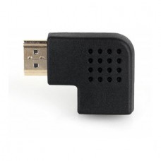 Προσαρμογέας HDMI  Αρσενικό 90° σε HDMI Θηλυκό Αριστερό Κάθετο (Μαύρο) (OEM)